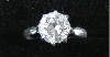 S�lv ring med CZ