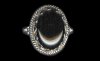 Sølv ring med Sort Onyx